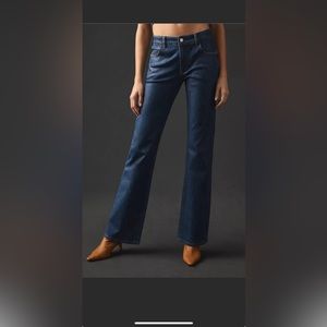 NWT Anthropologie Pilcro The Demilune Boot Jean -Size 28 T